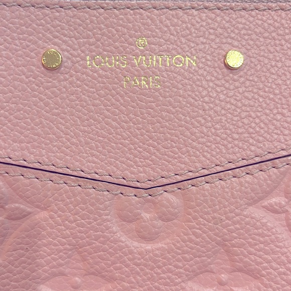 🌷LOUIS VUITTON Monogram Empreinte Leather Pouch - Picture 2 of 12